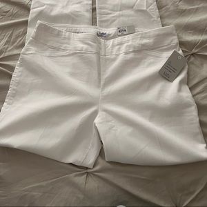 Croft and Barrow White Slacks